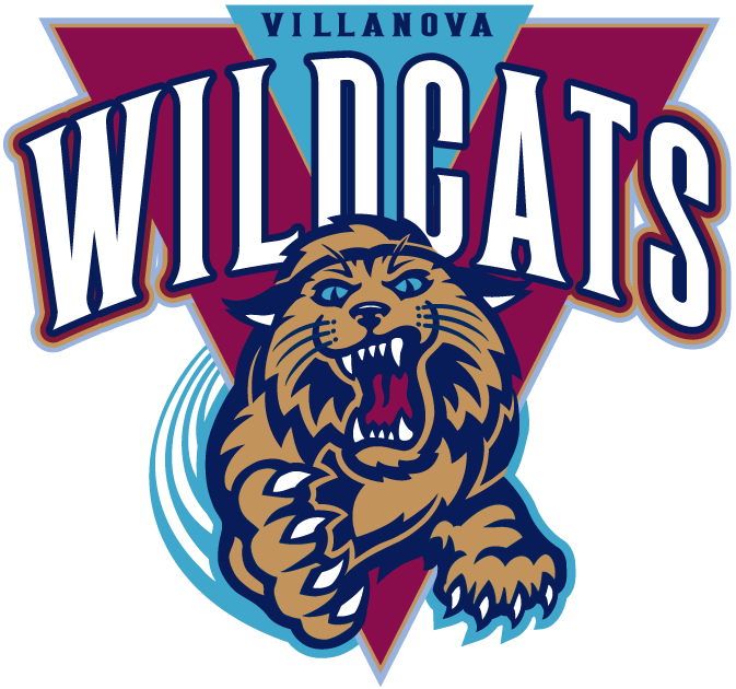 Villanova Wildcats 1996-2003 Primary Logo t shirts DIY iron ons